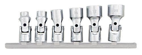 Performance Tool W36980 1/4" Drive SAE 6 Piece Flex Socket Set