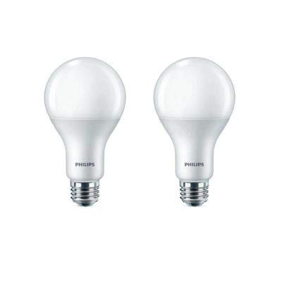 Philips 100-Watt Equivalent A21 Dimmable Energy Saving LED Light Bulb Daylight (5000K) (2-Pack)