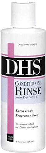 DHS Conditioning Rinse Fragrance Free Extra Body 8 oz (Pack of 2)
