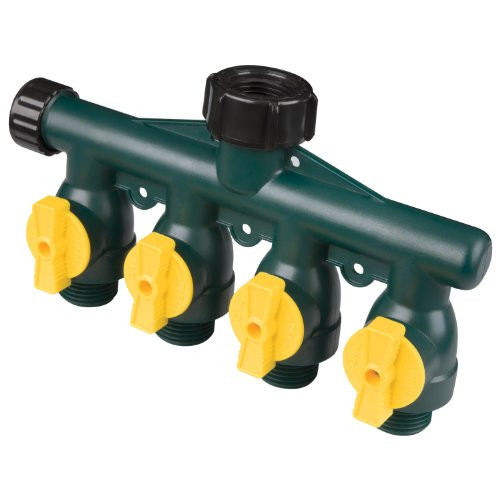 Melnor 337-6 HiFlo Hi-Flo 4-Way Hose Valve, Plastic