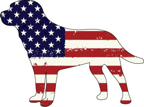 WickedGoodz American Flag Labrador Retriever Vinyl Decal - Patriotic Bumper Sticker - Perfect Lab Dog Pet Owner Gift WickedGoodz American Flag Labrador Retriever Vinyl Decal - Patriotic Bumper Sticker - Perfect Lab Dog Pet Owner Gift