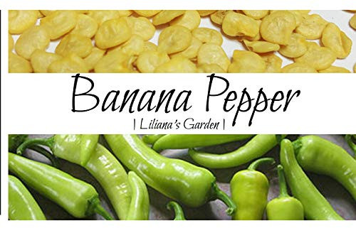 Liliana's Garden Sweet Pepper Seeds - Banana Pepper - Heirloom Liliana's Garden Sweet Pepper Seeds - Banana Pepper - Heirloom