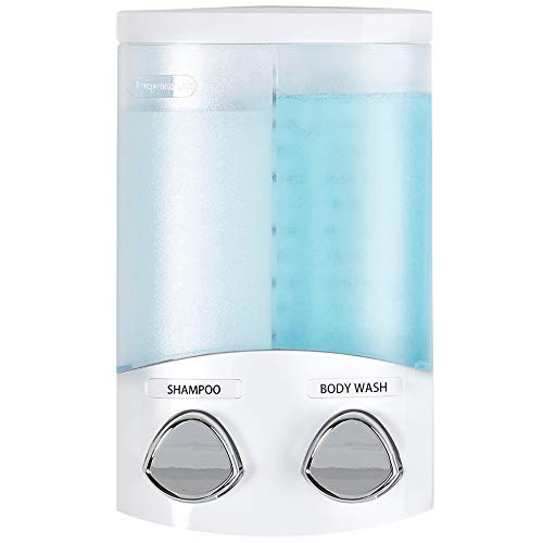 Better Living Products 76254-1 Euro Series 2-Chamber Soap and Dispenser, White Better Living Products 76254-1 Euro Series 2-Chamber Soap and Dispenser, White