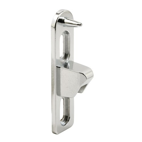 Prime-Line Products E 2098 Plated Diecast Sliding Door Keeper with Anti Lift Pin, Chrome
