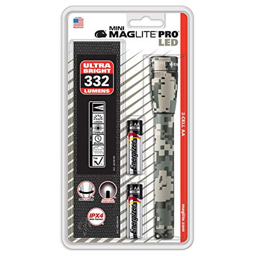 Maglite Mini PRO LED 2-Cell AA Flashlight Universal Camo Pattern