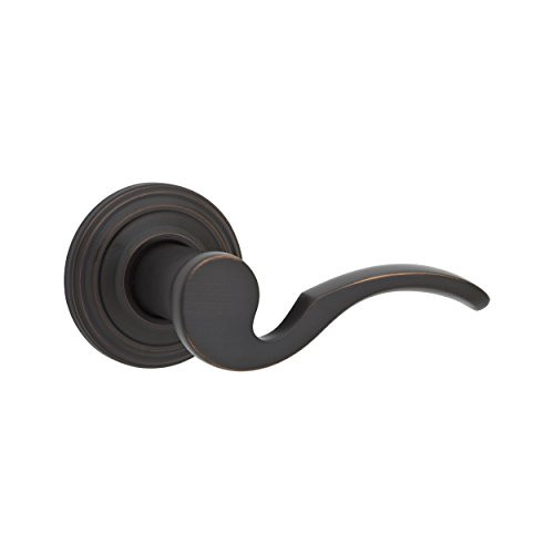 Kwikset Brooklane Right-Handed Half-Dummy Lever in Venetian Bronze