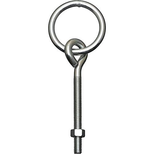 National Hardware N220-632 2061BC Rings with Eye Bolts, Nuts in Zinc plated