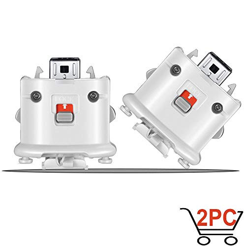Wii Motion Plus Adapter-Sensor Accelerator for Nintendo Remote Controller Wii U Motion Plus (White-2Pack)