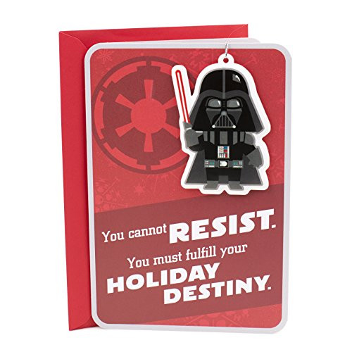 Hallmark Star Wars Christmas Card (With Darth Vader Ornament) Hallmark Star Wars Christmas Card (With Darth Vader Ornament)
