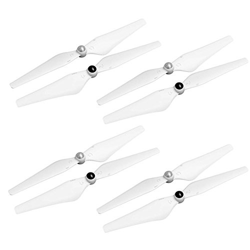 Linkshare 4 Pairs Replacement 9450 Self-Tightening CW/CCW Propellers for DJI Phantom 2, 3 Professional, Advanced, Standard, and 4K (White) Linkshare 4 Pairs Replacement 9450 Self-Tightening CW/CCW Propellers for DJI Phantom 2, 3 Professional, Advanced, Standard, and 4K (White)