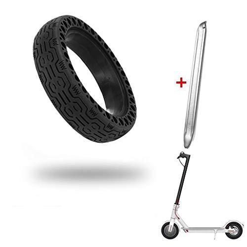 Hapo Solid Tires Front/Rear Wheel Explosion-Proof Replacement Tyre for Xiaomi Mijia M365 Electric Scooter Gotrax GXL V2 Scooter 8.5 inches (Black1)