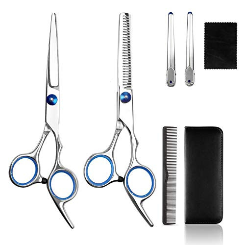 Professional Hair Cutting Scissors Set Haircut Scissors Thinning Shears Multi-Use Haircut Kit Hairdressing Scissors Hair Cutting Shears for Barber Salon Home Hair Shears Women Men Kids Professional Hair Cutting Scissors Set Haircut Scissors Thinning Shears Multi-Use Haircut Kit Hairdressing Scissors Hair Cutting Shears for Barber Salon Home Hair Shears Women Men Kids