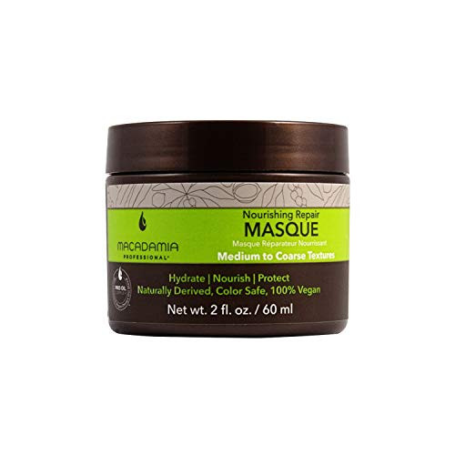 Macadamia Professional Hair Care Sulfate & Paraben Free Natural Organic Cruelty-Free Vegan Hair Products Nourishing Repair Masque -Replenishes Moisture, Strengthens and Improves Elasticity,2 fl Oz