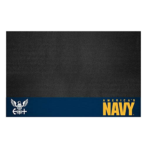 FANMATS U.S. Navy Grill Mat - 26in. x 42in.