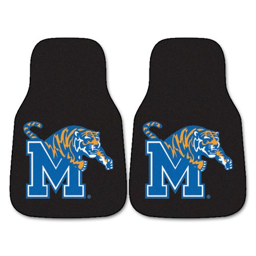 FANMATS NCAA University of Memphis Tigers Nylon Face Carpet Car Mat,Team Color,18"x27"