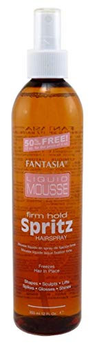 Fantasia Spritz Liquid Mousse 12 Ounce Pump (Firm) (354ml) (2 Pack)