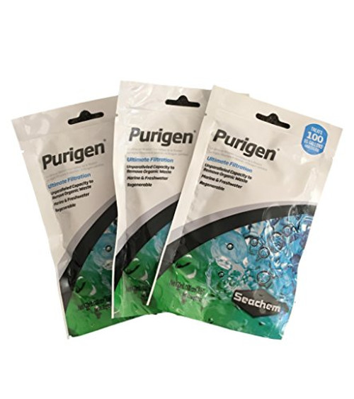 Seachem Purigen for Freshwater & Saltwater (3 PACK) Seachem Purigen for Freshwater & Saltwater (3 PACK)