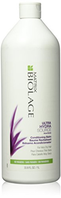 BIOLAGE Ultra HydraSource Hair Conditioning | Hair Conditioner For Damaged Hair and Very Dry Hair | Anti-Frizz Moisturizing Deep Conditioner Renews Hair's Moisture | Silicone-Free | 1 litre BIOLAGE Ultra HydraSource Hair Conditioning | Hair Conditioner For Damaged Hair and Very Dry Hair | Anti-Frizz Moisturizing Deep Conditioner Renews Hair's Moisture | Silicone-Free | 1 litre