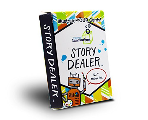 Story Dealer Steam/STEM Games for Kids | D.I.Y Makerspace Edition | Educational and Fun Storytelling Cards to Start Creative Thinking Games.