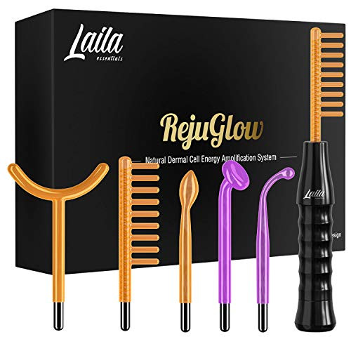 RejuGlow Portable Skin Tightening Wand Reinvigorates Skin Anti-Ageing Wrinkle Remover Reduces Dark Circles - High Frequency Skin Therapy Wand - Hair Follicle Stimulator RejuGlow Portable Skin Tightening Wand Reinvigorates Skin Anti-Ageing Wrinkle Remover Reduces Dark Circles - High Frequency Skin Therapy Wand - Hair Follicle Stimulator