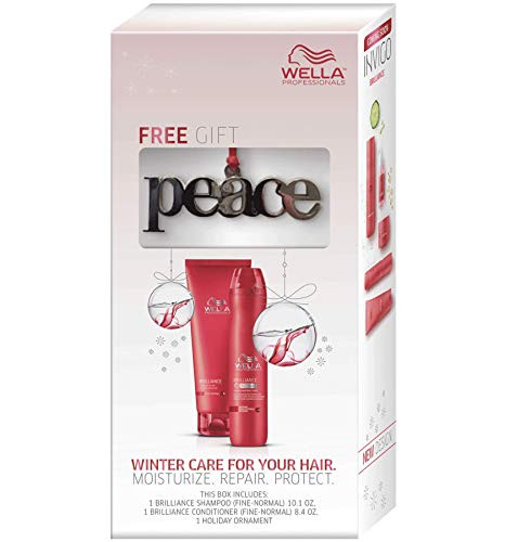 Wella Brilliance DUO Color Care for Fine/Normal Hair Shampoo 10.1 oz and Conditioner 8.4 oz