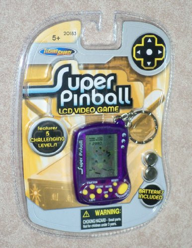 Techno Source Super Pinball Keychain Games, Key Chain
