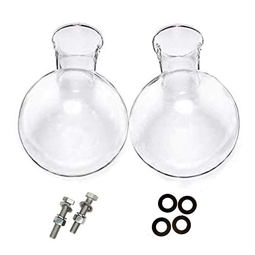 HUABEI Plant Terrarium Wooden Stand Accessories, Hydroponics Planter Bulb Glass Vase Metal Swivel Holder Retro Tabletop Home Garden Office Decoration