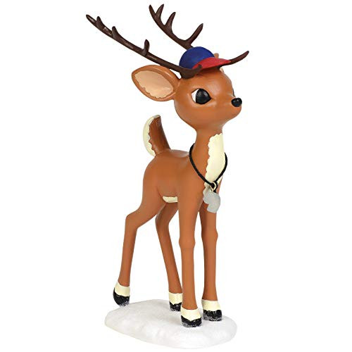 Department 56 Rudolph The Red-Nosed Reindeer Comet Figurine, 7.5 Inch, Multicolor