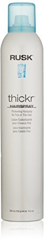 RUSK Thickening Hairspray, 10.6 Oz, Extra-Hold Hairspray, Powerful Texture and Shine, UV Blockers to Protect Color-Treated or Highlighted Hair