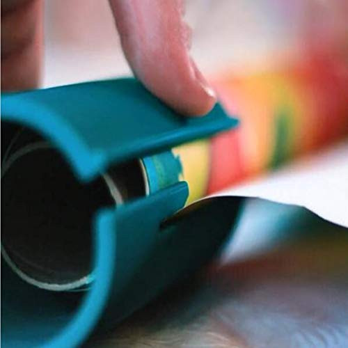 Wrapping Paper Cutter for Christmas, Mini Tube Cutting Tools Sliding Portable Wrapper Paper Roll Cutter