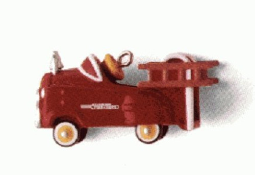 Hallmark Kiddy Car Classics Murray Fire Truck 2nd in Series Miniature 1996 Ornament Hallmark Kiddy Car Classics Murray Fire Truck 2nd in Series Miniature 1996 Ornament
