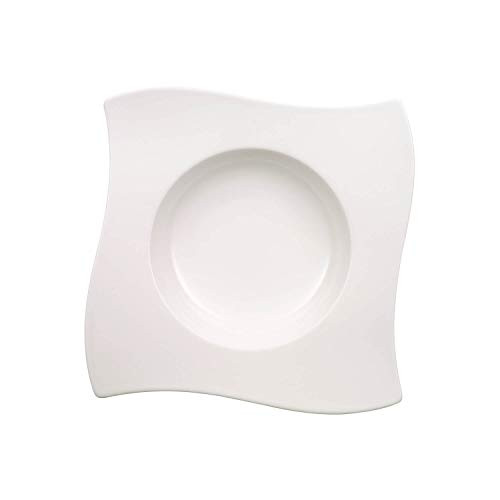 Villeroy & Boch New Wave Rim Soup, 10.25 in, White