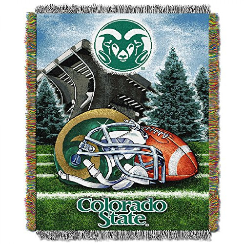 Colorado State Rams "Home Field Advantage" Woven Tapestry Throw Blanket, 48" x 60" Colorado State Rams "Home Field Advantage" Woven Tapestry Throw Blanket, 48" x 60"