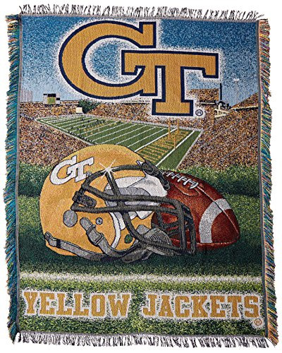 Georgia Tech Yellow Jackets "Home Field Advantage" Woven Tapestry Throw Blanket, 48" x 60"