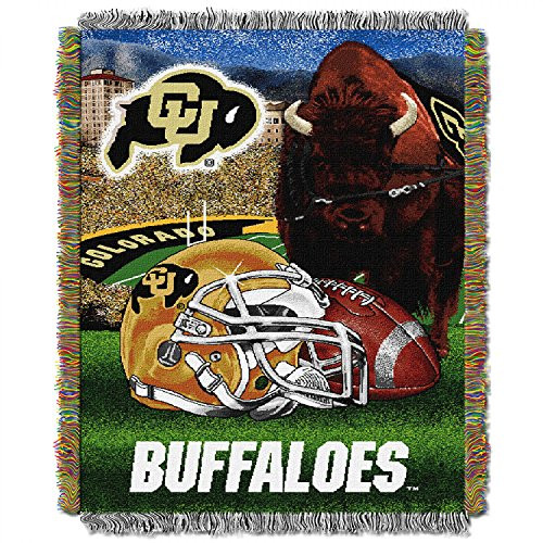 Colorado Buffaloes "Home Field Advantage" Woven Tapestry Throw Blanket, 48" x 60" Colorado Buffaloes "Home Field Advantage" Woven Tapestry Throw Blanket, 48" x 60"
