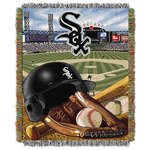 MLB Chicago White Sox "Home Field Advantage" Woven Tapestry Throw Blanket, 48" x 60" MLB Chicago White Sox "Home Field Advantage" Woven Tapestry Throw Blanket, 48" x 60"