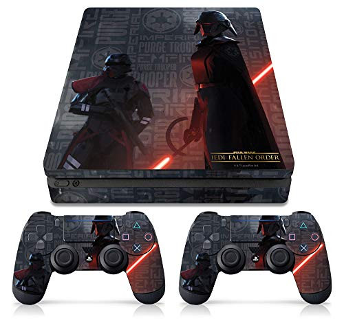 Controller Gear Officially Licensed Star Wars Jedi: Fallen Order - "Empire Scatter" PS4 Slim Console & Controller Skin - PlayStation