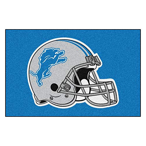 FANMATS NFL Detroit Lions Nylon Face Starter Rug