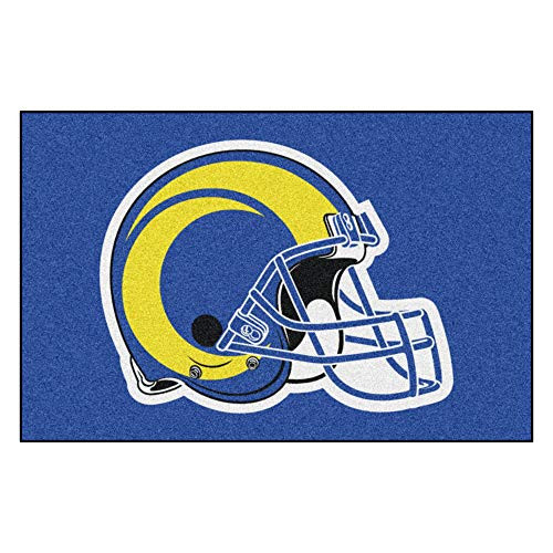 FANMATS - 5845 NFL Los Angeles Rams Nylon Accent Rug 19in. X 30 in., 19"x30"