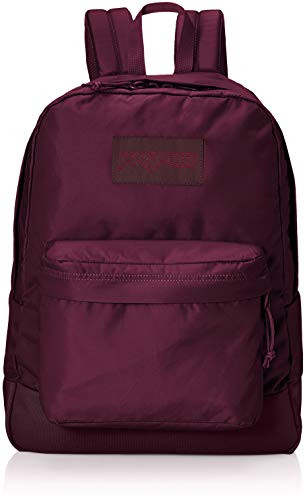 JanSport Mono SuperBreak Backpack - Monochrome Trend Collection Laptop Bag, Dried Fig