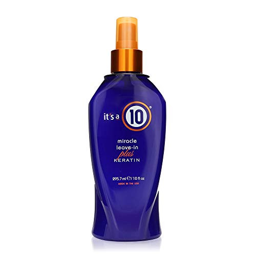 It's a 10 Haircare Miracle Leave-In Plus Keratin Spray, 10 fl. oz (Pack of 1) It's a 10 Haircare Miracle Leave-In Plus Keratin Spray, 10 fl. oz (Pack of 1)