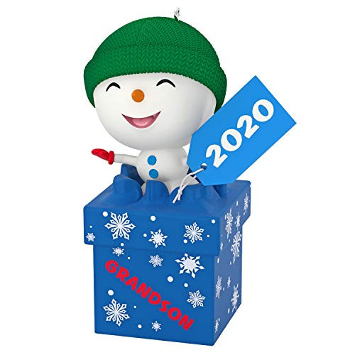 Hallmark Keepsake Christmas Ornament 2020 Year-Dated, The Gift of Grandsons Snowman Hallmark Keepsake Christmas Ornament 2020 Year-Dated, The Gift of Grandsons Snowman