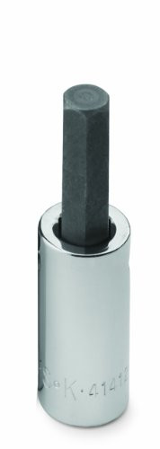 SK Hand Tool 41213 Drive Hex 5/16-Inch Bit Socket, 1/2-Inch, Chrome