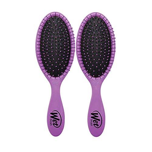 Wet Brush 2 Piece Original Detangler Hair Brush, Purple, 2 Count