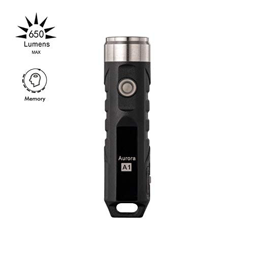 RovyVon A1x, 650 Lumens Small USB Flashlight, Cree XP-G3, LED Flashlight Rechargeable