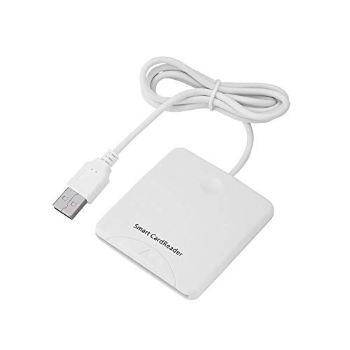 USB Smart Chip Reader,Portable USB Credit Card Reader,Full Speed Smart IC Mobile Bank Credit Card Readers for Supports Windows 98/me/2000/xp/vista/Win7(32bit&64bit), Mac OS X, Linux or Above System