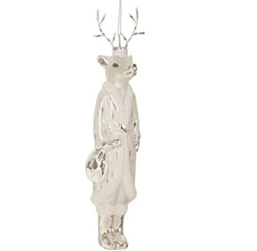 Melrose International Unique Glass Reindeer Ornament Christmas Tree Ornament Set (6 Pieces) Melrose International Unique Glass Reindeer Ornament Christmas Tree Ornament Set (6 Pieces)
