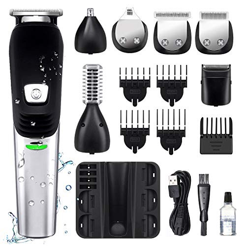 Beard Trimmer Hair Trimmer for Men,MIGICSHOW Hair Clippers Waterproof 6 in 1 Grooming Hair Cutting Kit Mustache Trimmer Body Groomer Trimmer for Nose Ear Facial Hair Precision Trimmer USB Rechargeable Beard Trimmer Hair Trimmer for Men,MIGICSHOW Hair Clippers Waterproof 6 in 1 Grooming Hair Cutting Kit Mustache Trimmer Body Groomer Trimmer for Nose Ear Facial Hair Precision Trimmer USB Rechargeable