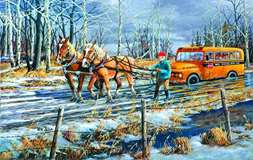 Spring Break Up 550 pc Jigsaw Puzzle by SUNSOUT INC