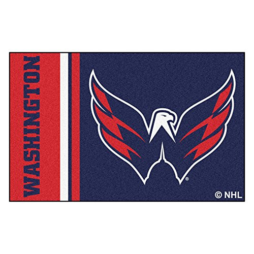 FANMATS 19280 Washington Capitals Uniform Starter Rug, Team Color, 19"x30"